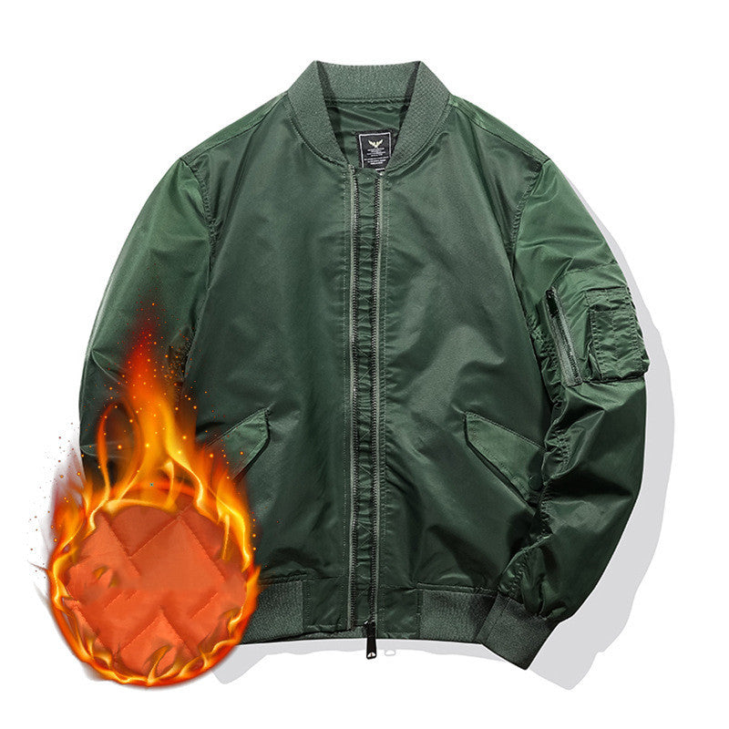 Embroidered Baseball Jacket For Men