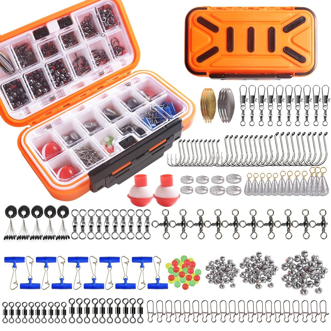 254 Pieces Waterproof Rock Fishing Accessories