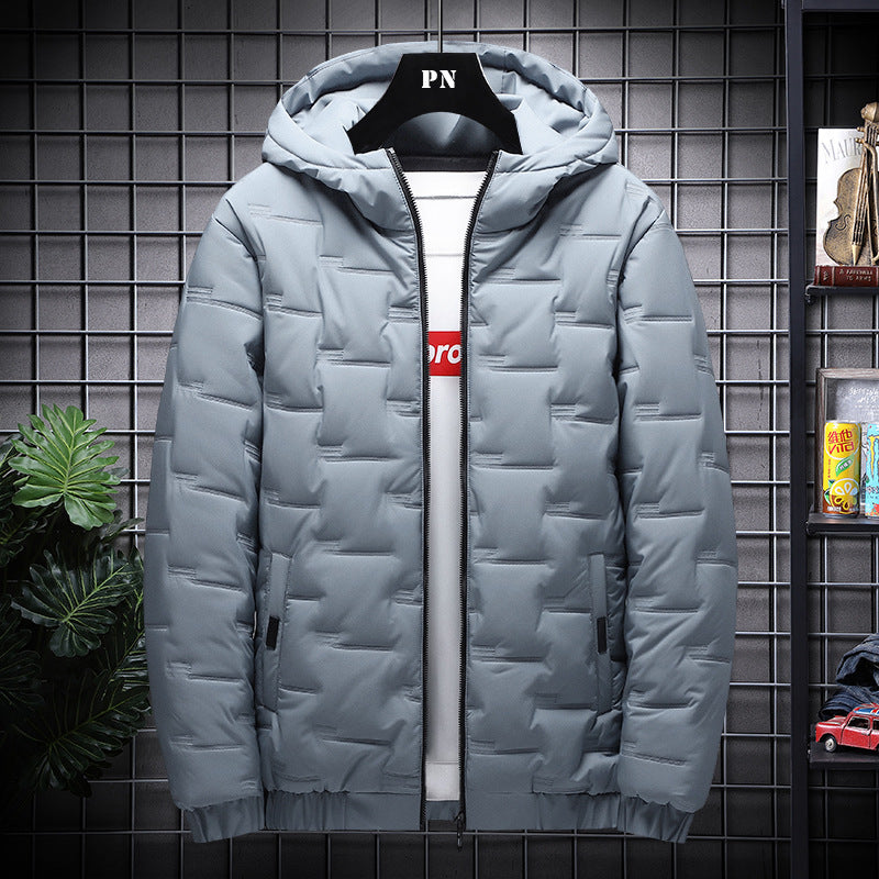 Warm Hooded Cotton Jacket Men
