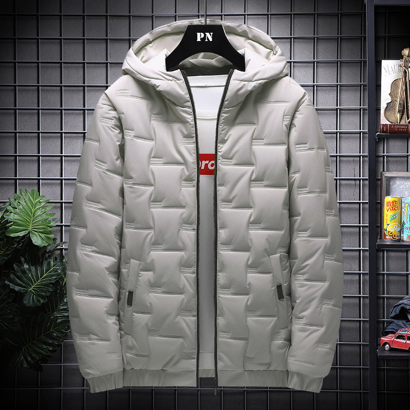 Warm Hooded Cotton Jacket Men