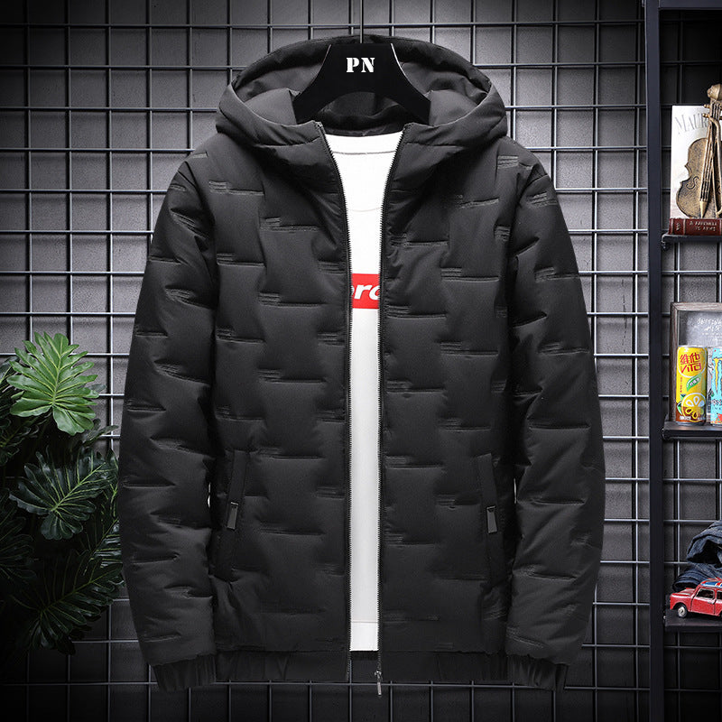 Warm Hooded Cotton Jacket Men