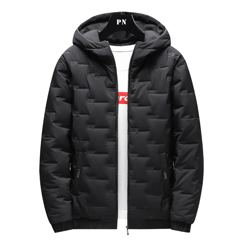 Warm Hooded Cotton Jacket Men
