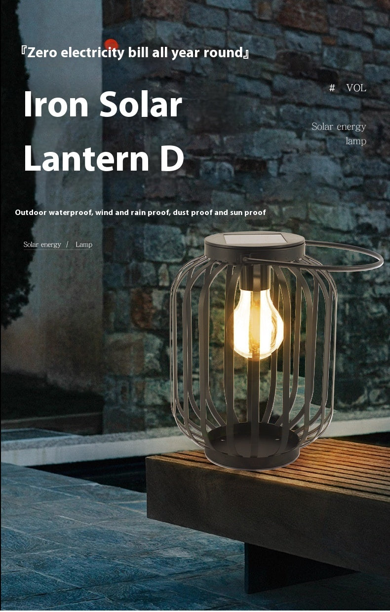 Solar Outdoor Waterproof Chinese Lantern