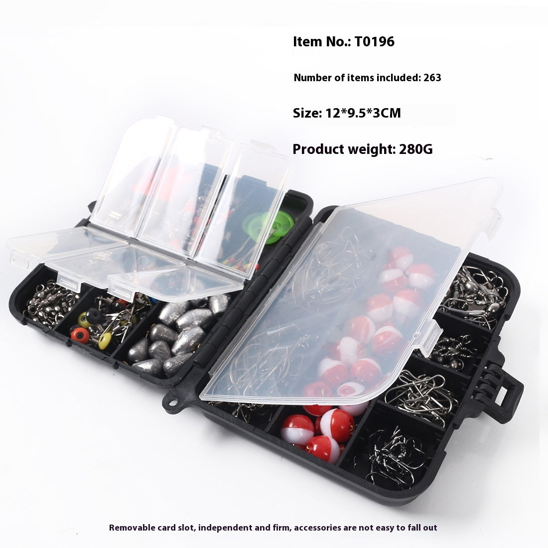 Copper Tube Sinker 263 Pieces Fishing Accessories