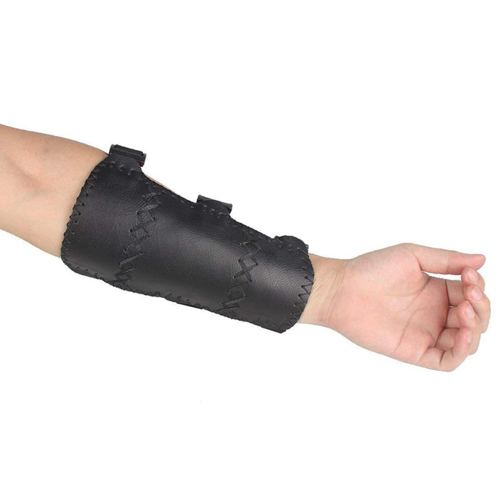 Leather 3-Strap Hunting Archery Arm Protector