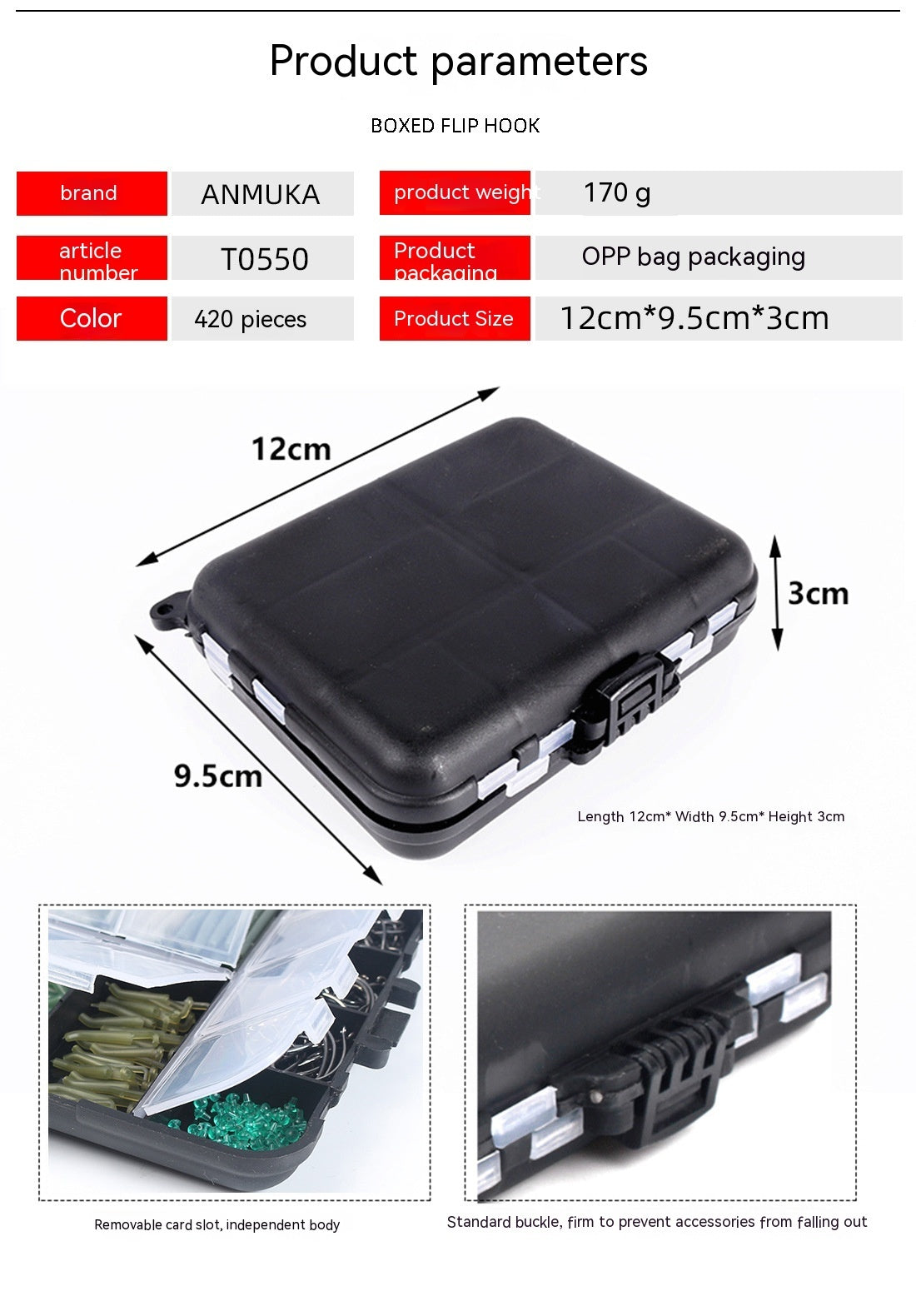 Space Beam Rotating Fishing Accessories Set