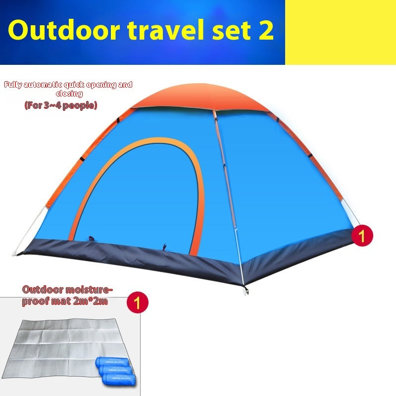 Automatic Double-door Tent