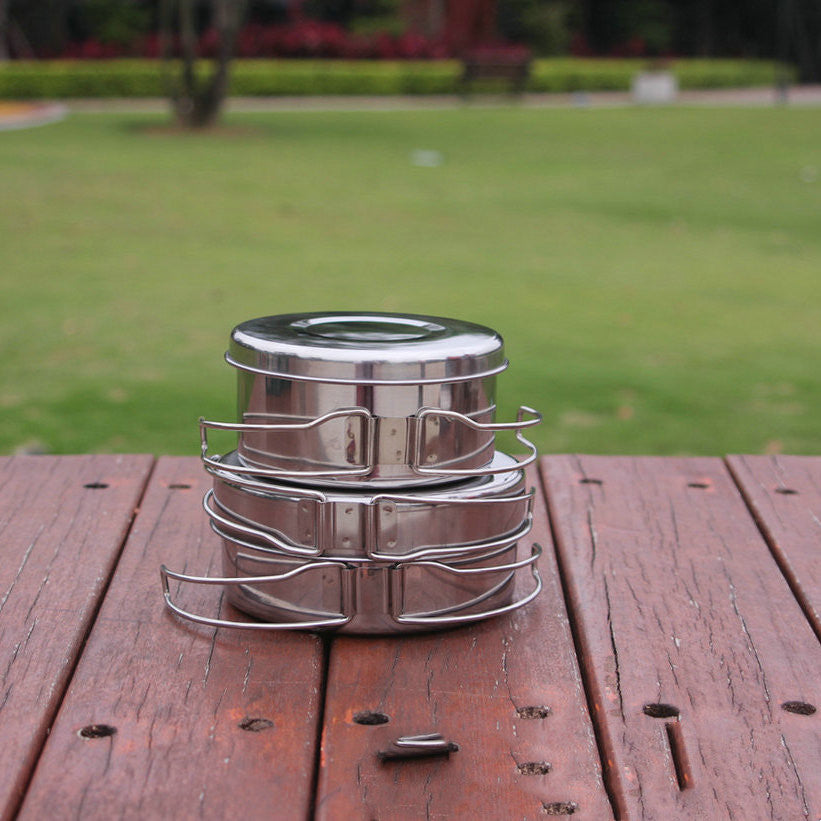 Outdoor Portable Cookware Pot Set