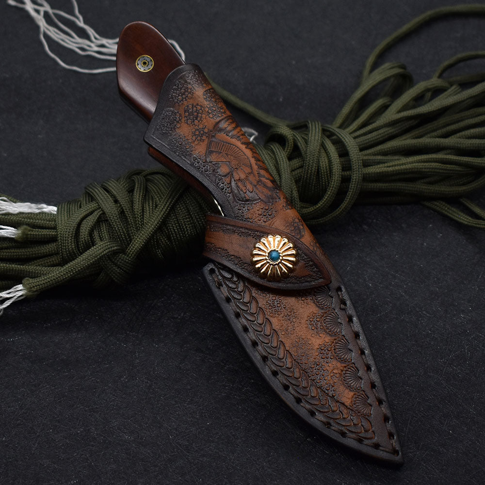 Small Straight Knife Camping Hunting