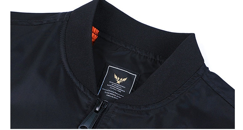 Embroidered Baseball Jacket For Men