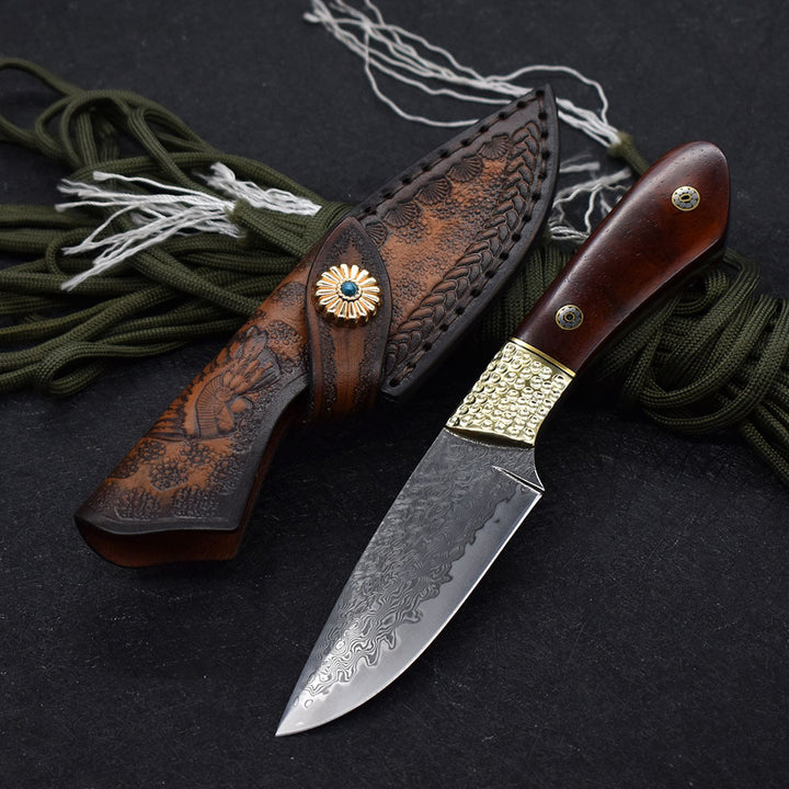 Small Straight Knife Camping Hunting