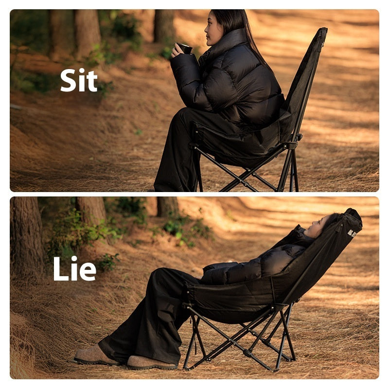 Camping Recliner Portable Outdoor Folding Chair