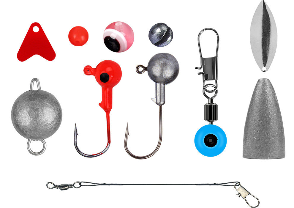 Weihe 257 Pieces Lure Fishhook Accessories