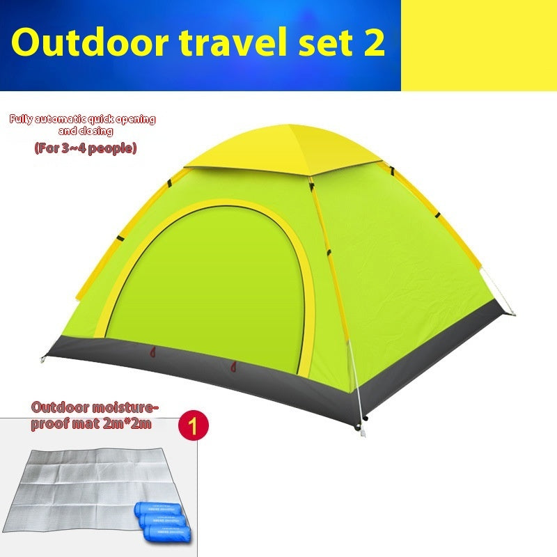 Automatic Double-door Tent