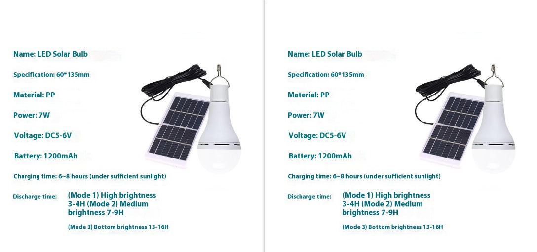 Outdoor Camping Lantern Solar