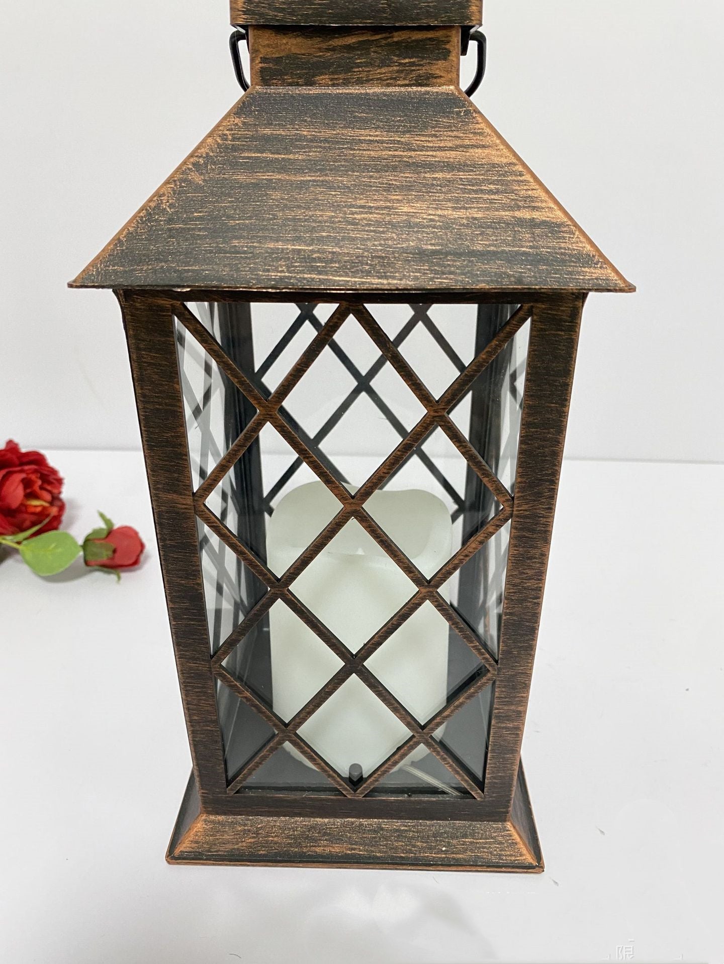 Outdoor Solar Wind LED Plastic Lantern